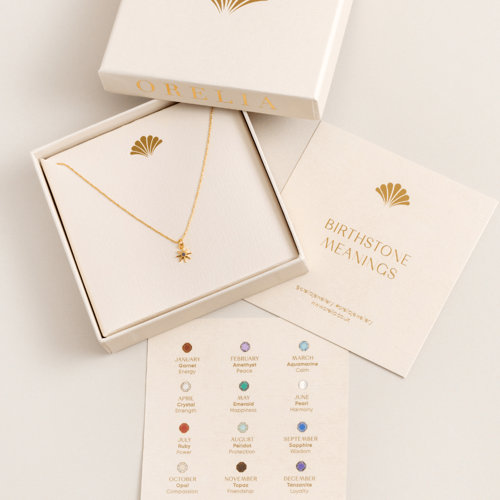 Orelia February Birthstone Amethyst Necklace