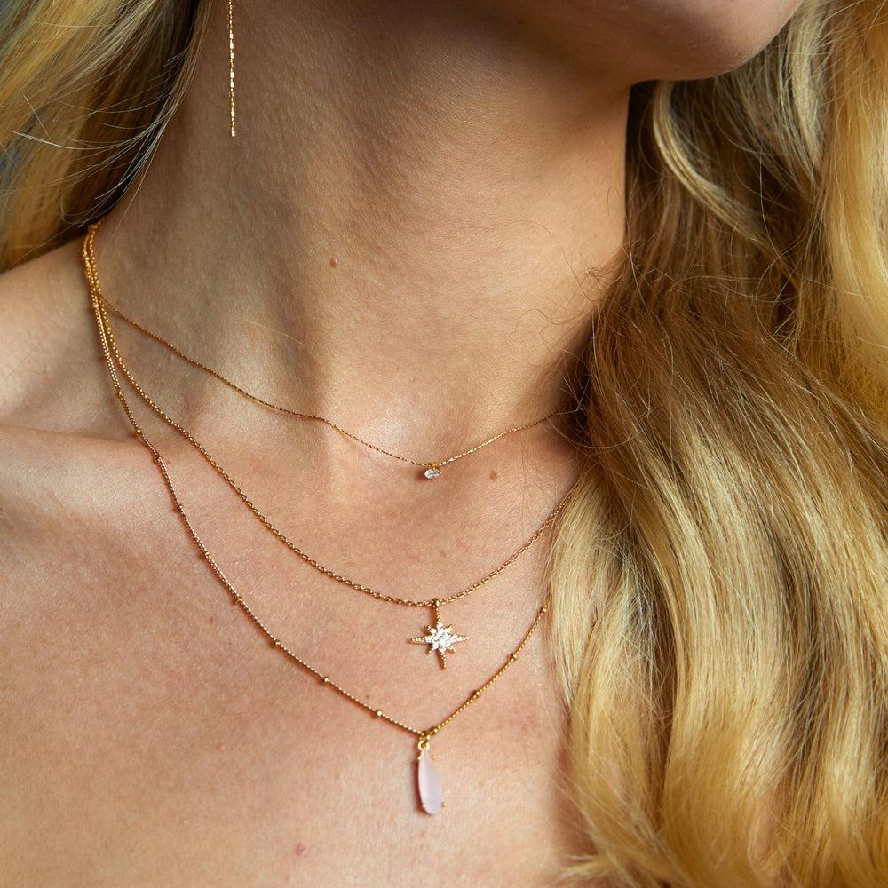 Orelia Fine Crystal Collar Necklace