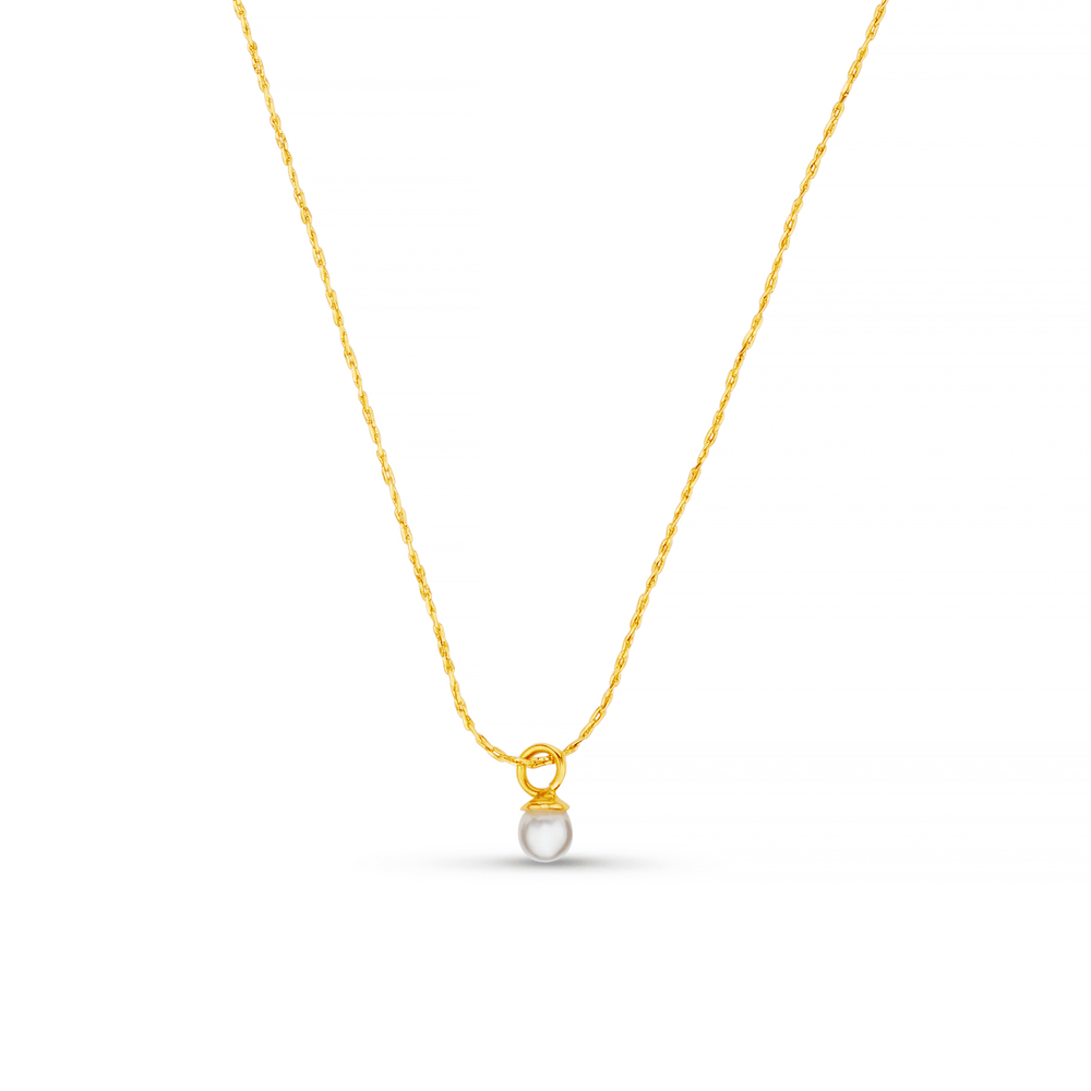 orelia Fine Micro Pearl Collar Necklace