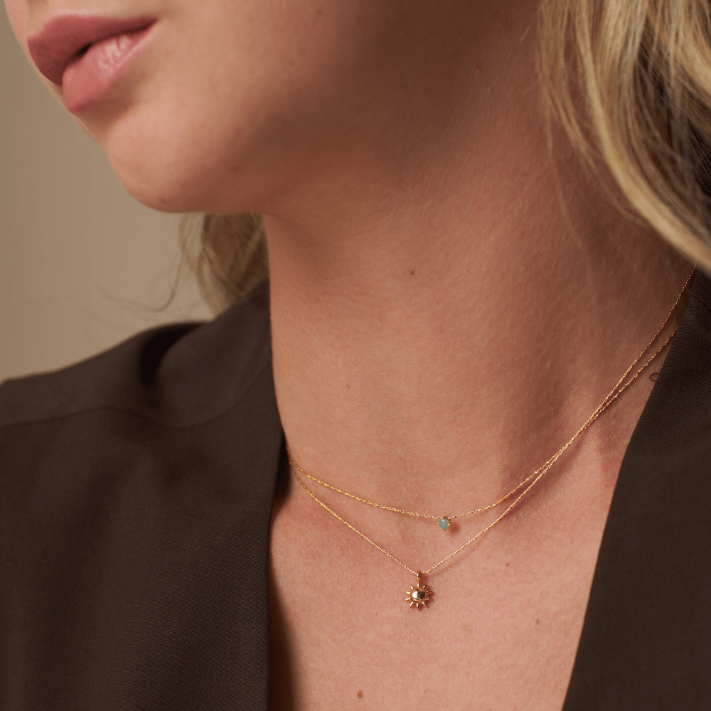 Orelia Fine Pacific Opal Collar Necklace