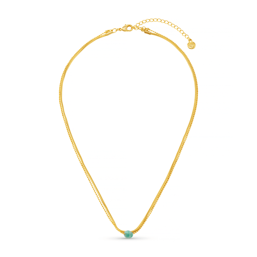 Orelia Fine Pacific Opal Collar Necklace