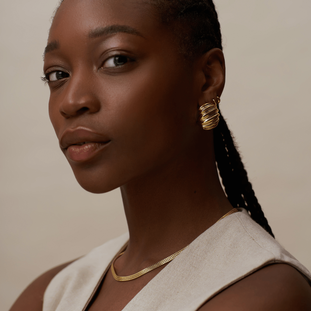 Orelia Flat Box Chain Necklace