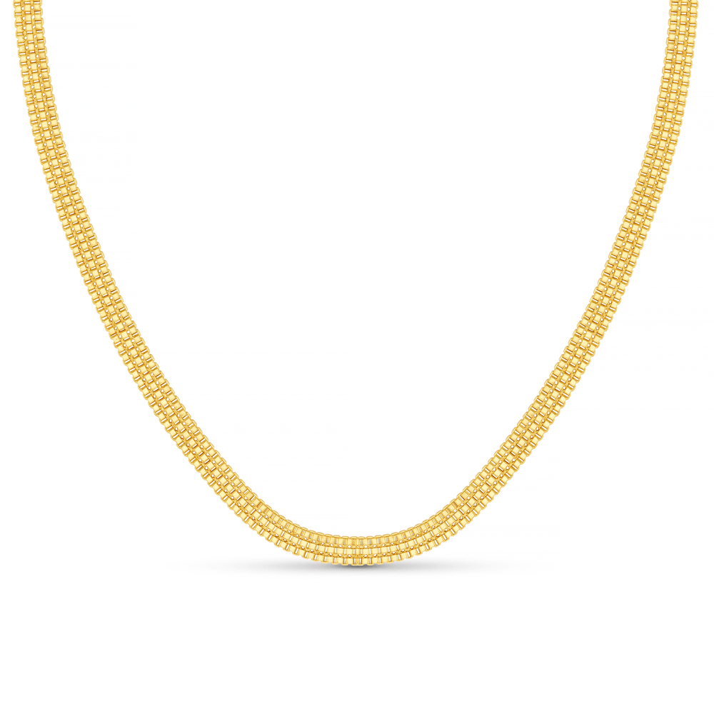 orelia Flat Box Chain Necklace
