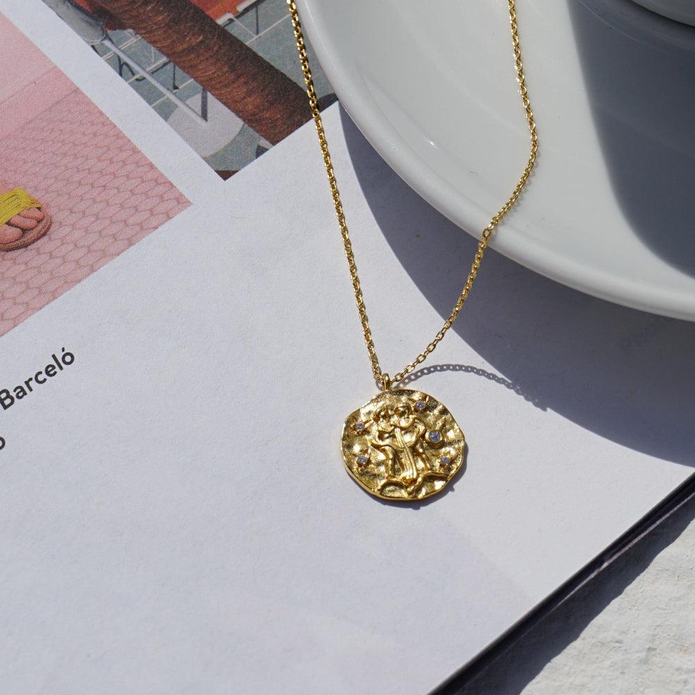 Orelia Gemini Zodiac Necklace