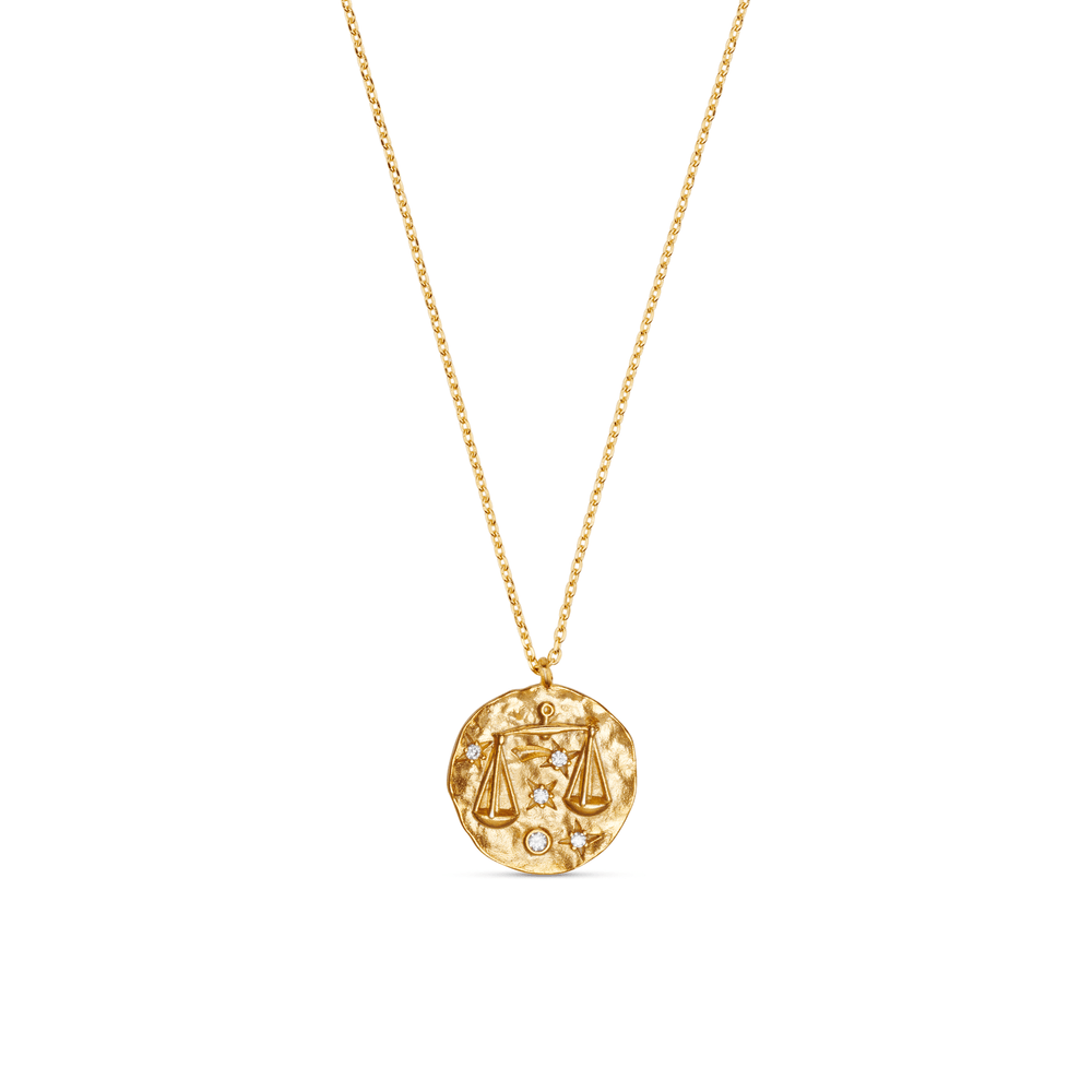 orelia Libra Zodiac Necklace