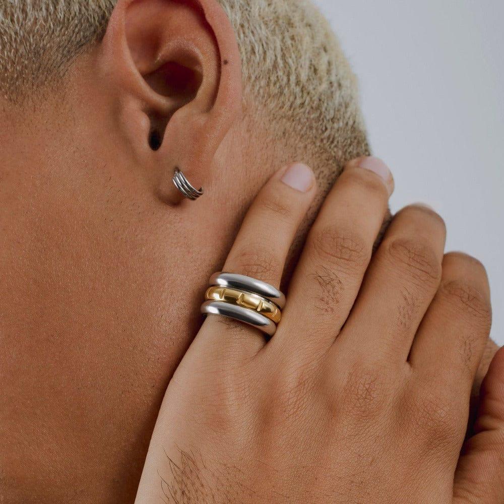 Orelia Linear Clicker Hoop 8mm