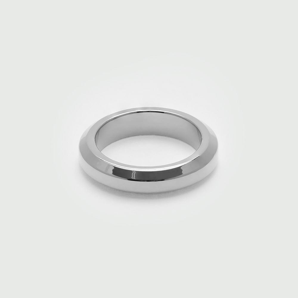 Orelia LUXE Bevelled Edge Ring - Silver