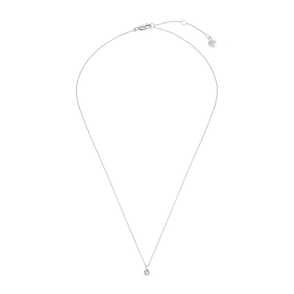 Orelia LUXE Classic Crystal Necklace Silver
