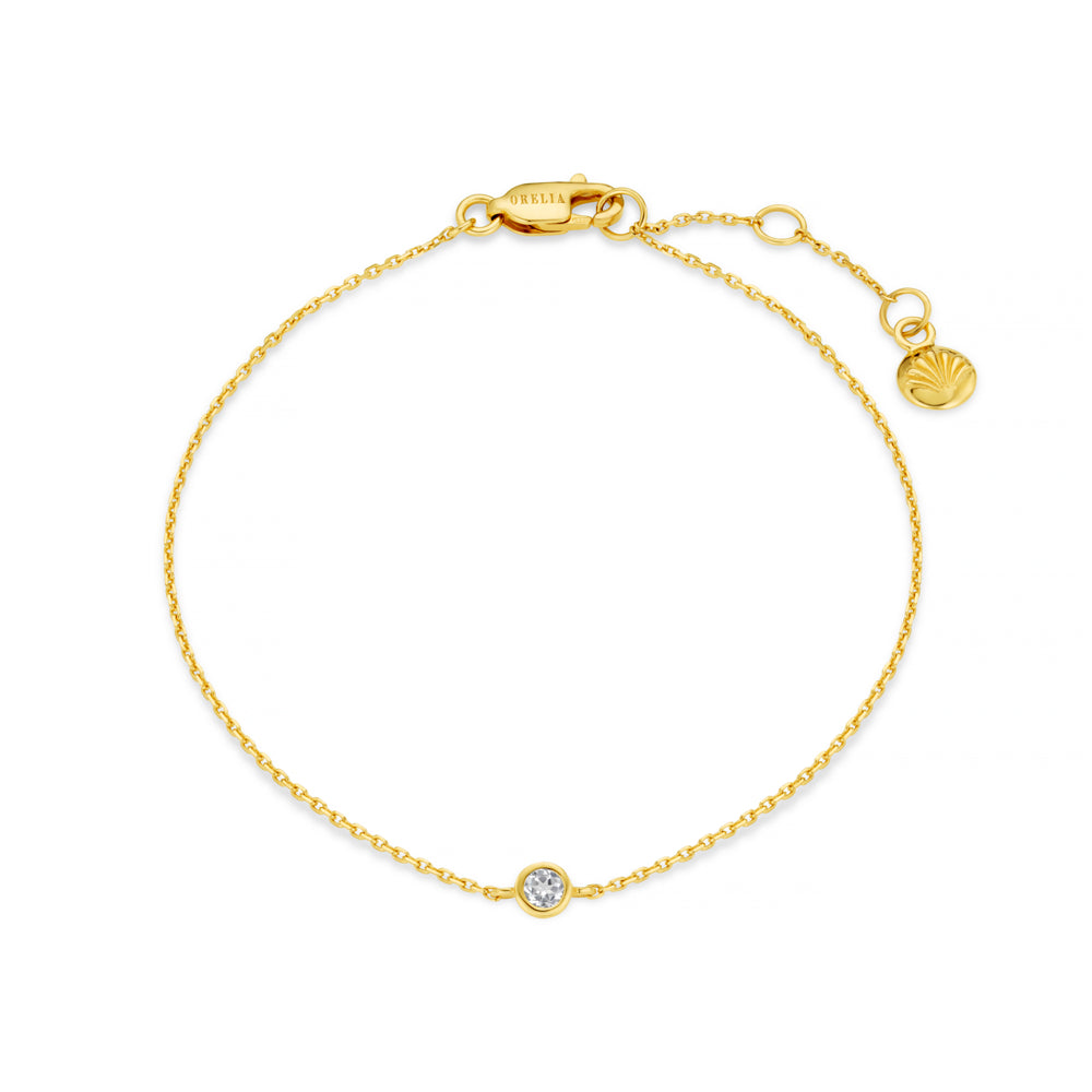 orelia LUXE Classic Crystal Stationed Bracelet