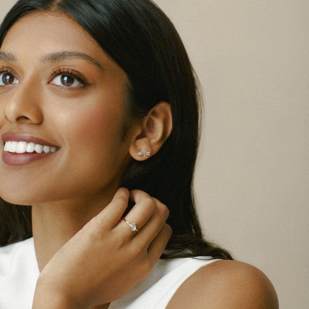 Orelia LUXE Classic Crystal Stud Earrings