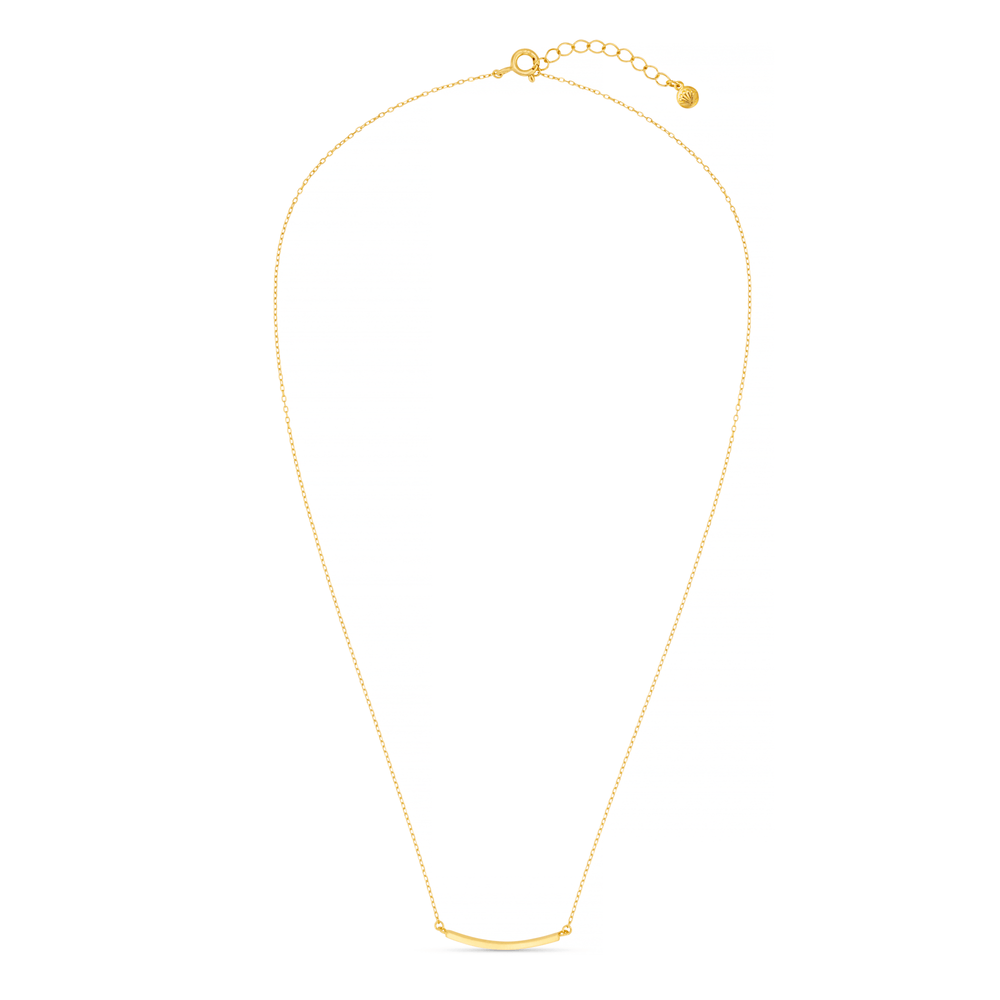 Orelia LUXE Curved Bar Necklace