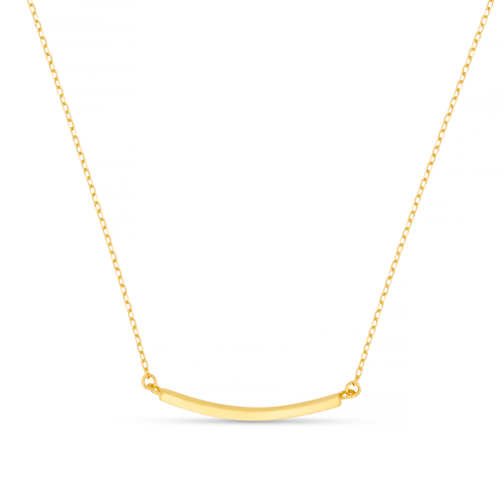 orelia LUXE Curved Bar Necklace