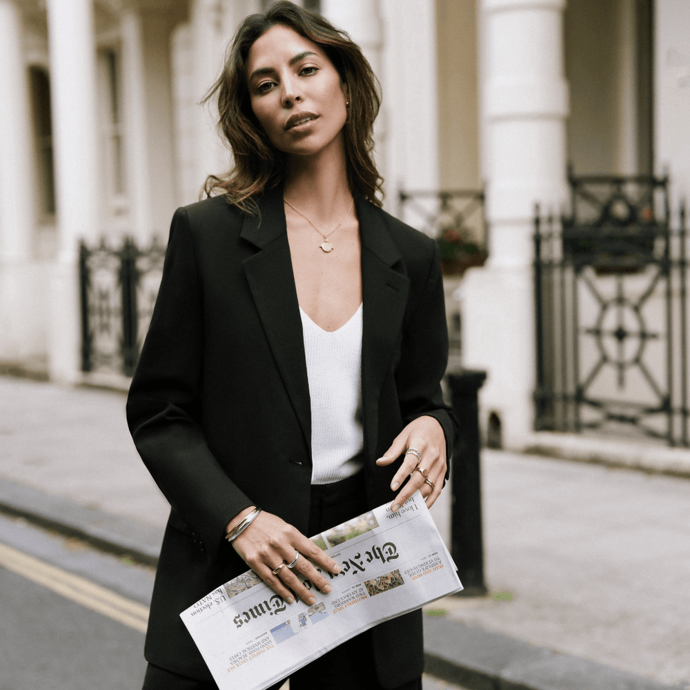 Orelia LUXE Domed Bangle - Gold