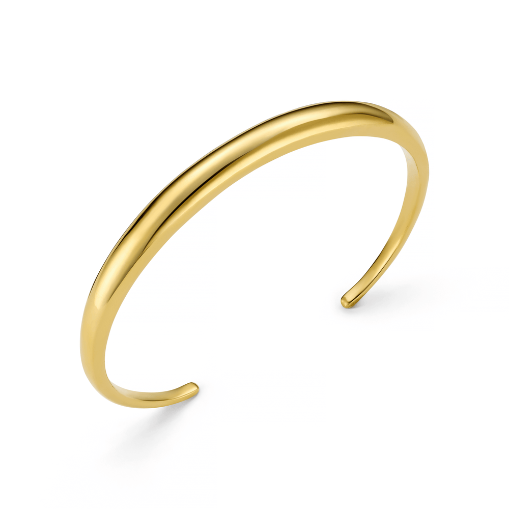orelia LUXE Domed Bangle - Gold