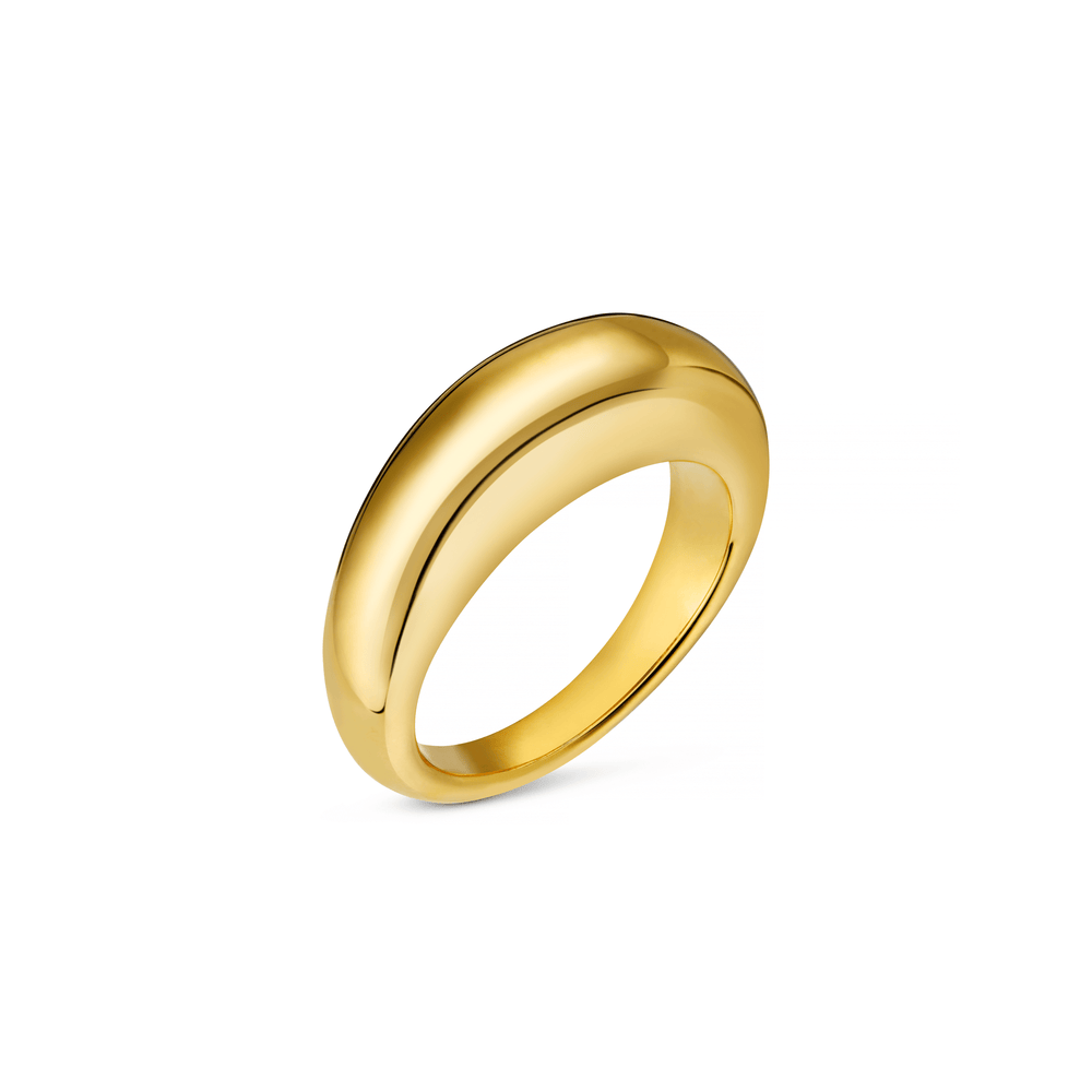 orelia LUXE Domed Ring - Gold