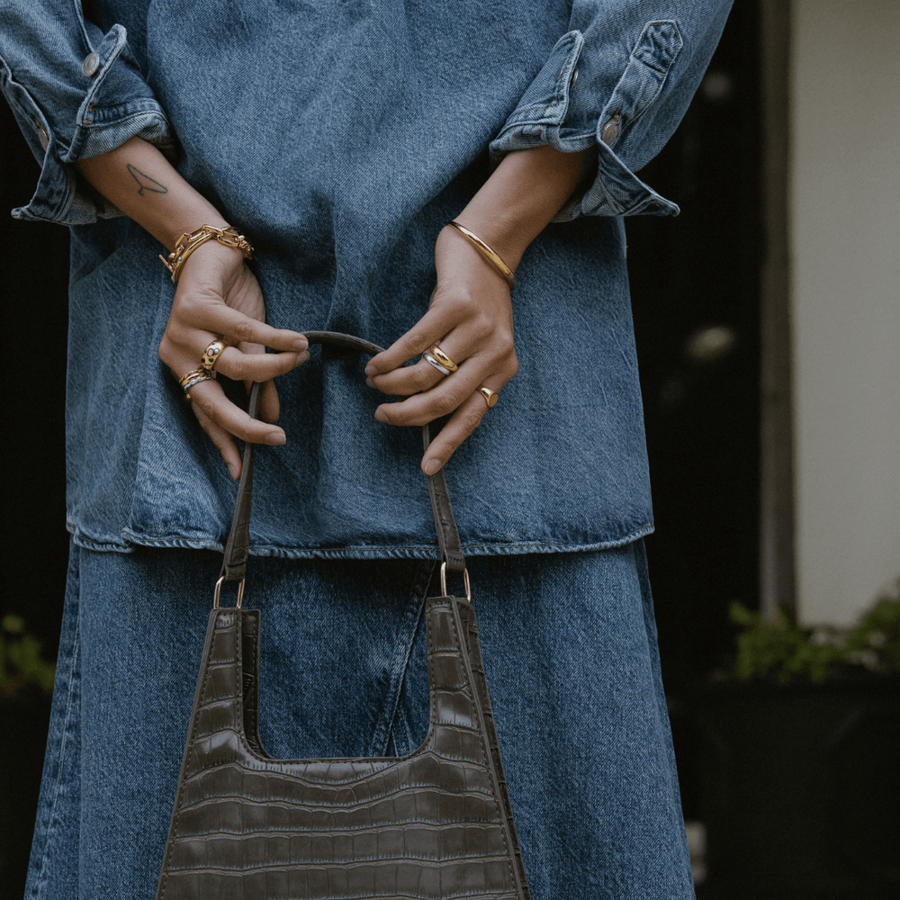 Orelia LUXE Domed Ring - Silver