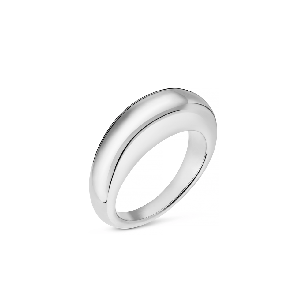 orelia LUXE Domed Ring - Silver