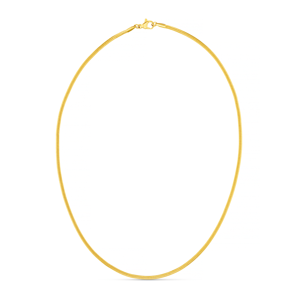 Orelia LUXE Flat Snake Chain Necklace