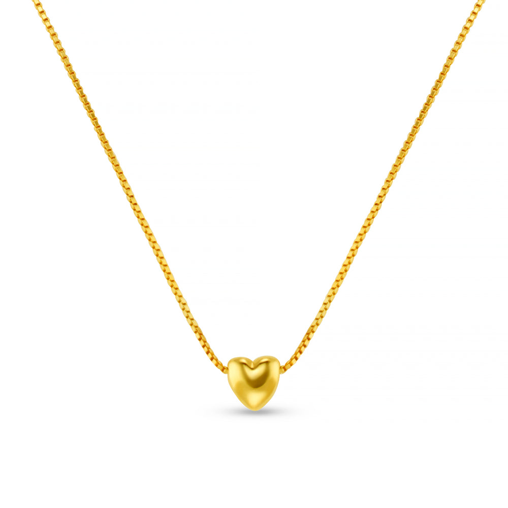 orelia Luxe Heart Necklace