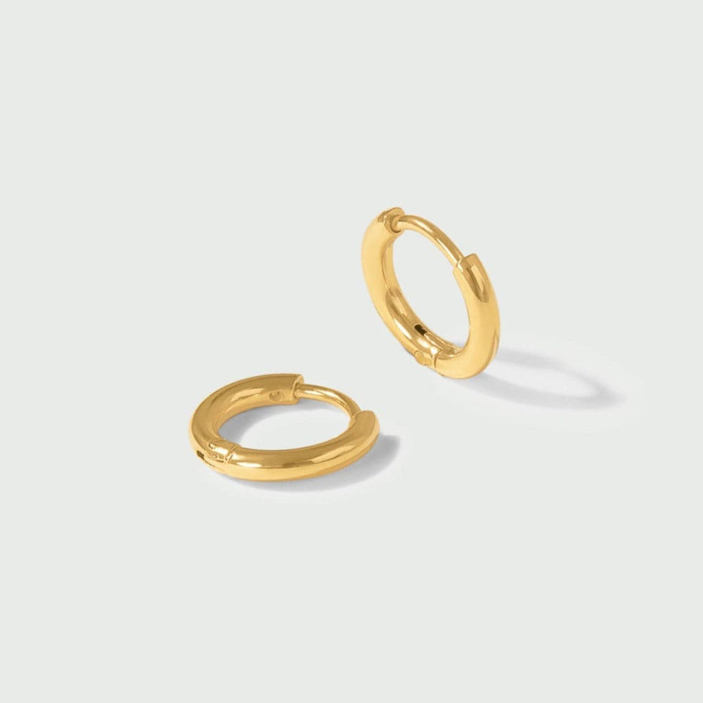 Orelia LUXE Huggie Hoop Earrings - Gold