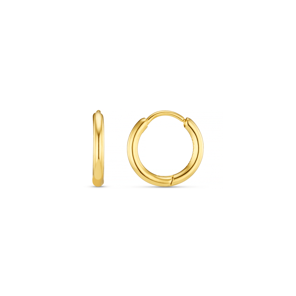 orelia LUXE Huggie Hoop Earrings - Gold