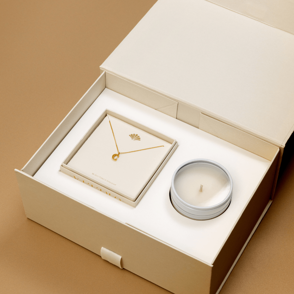 Orelia LUXE Initial & Candle Gift Box
