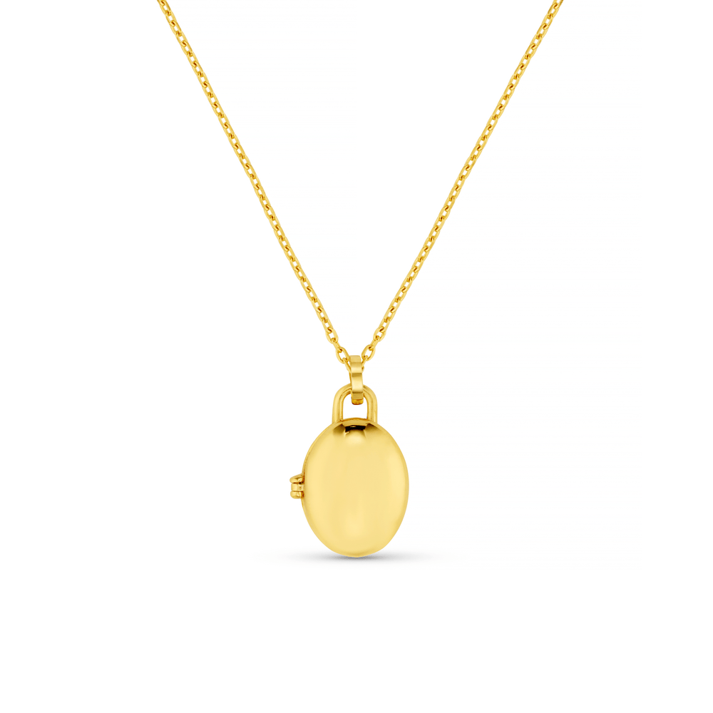 Orelia LUXE Oval Locket Necklace - Gold