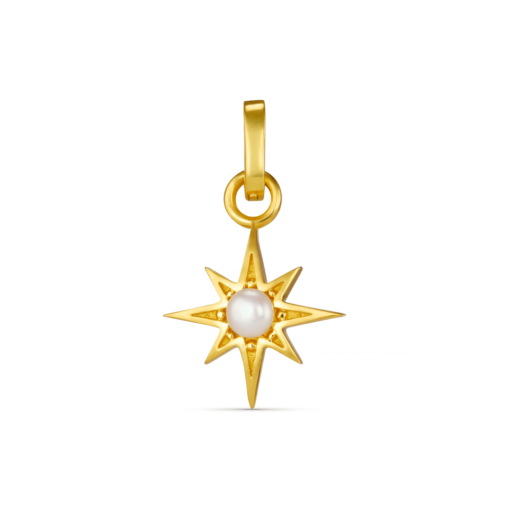 orelia LUXE Pearl Star Charm