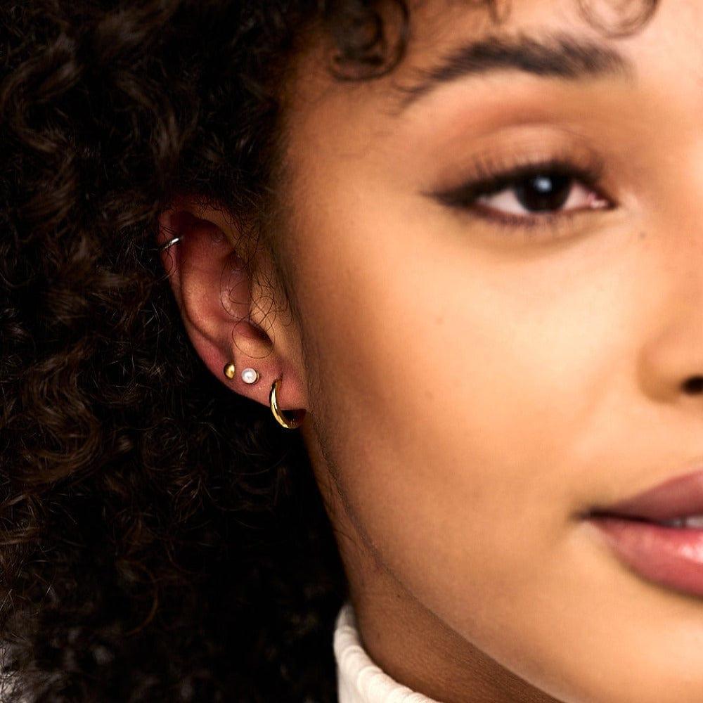 Orelia LUXE Pearl Stud & Hoop Earring Pack