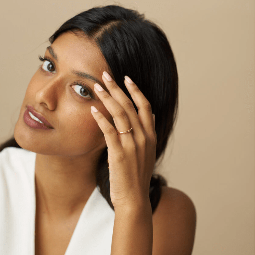 Orelia LUXE Polished Bamboo Ring