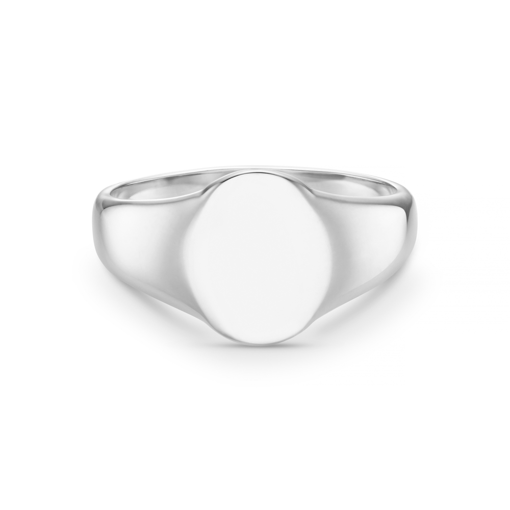 orelia LUXE Signet Ring - Silver
