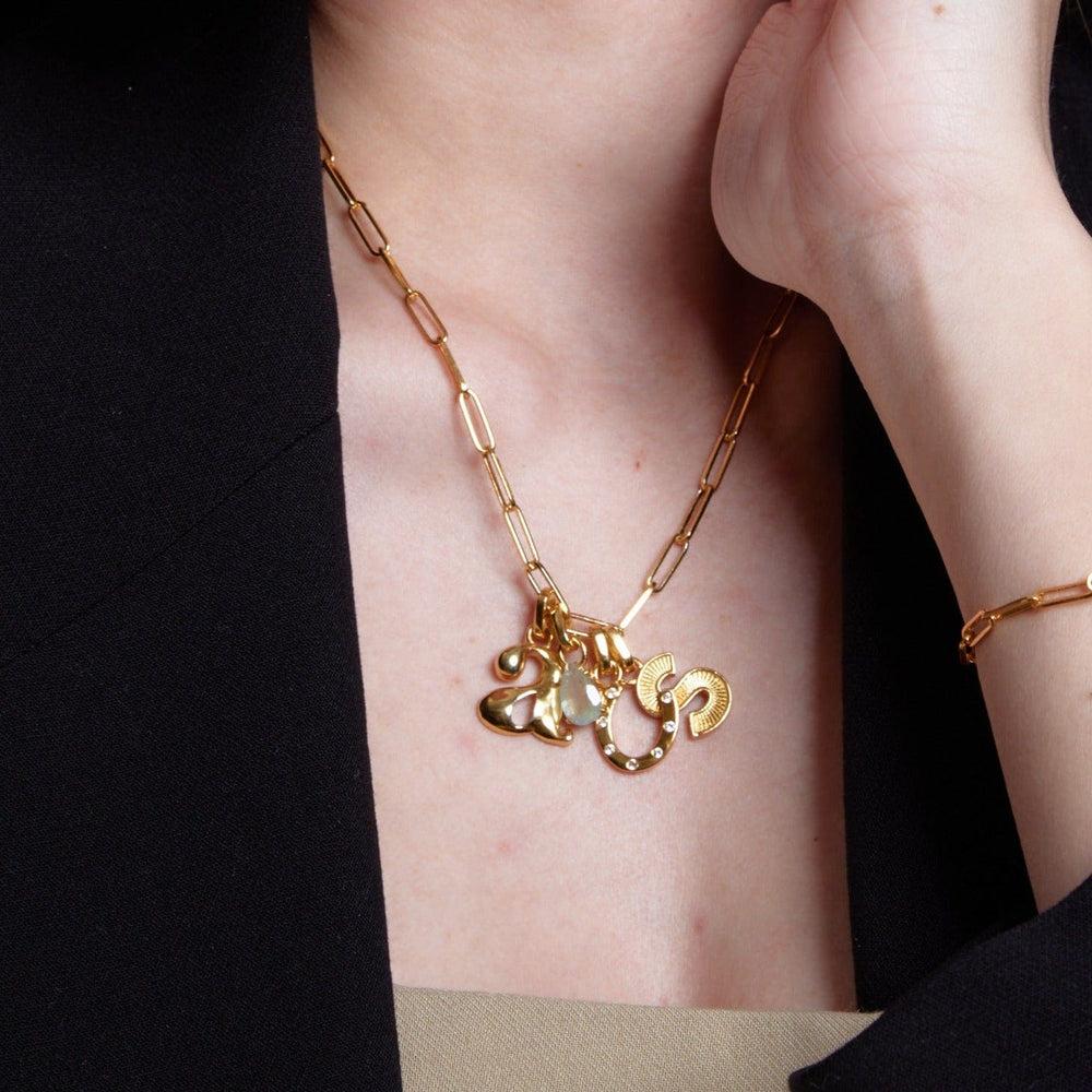 Orelia LUXE Teardrop Crystal Charm