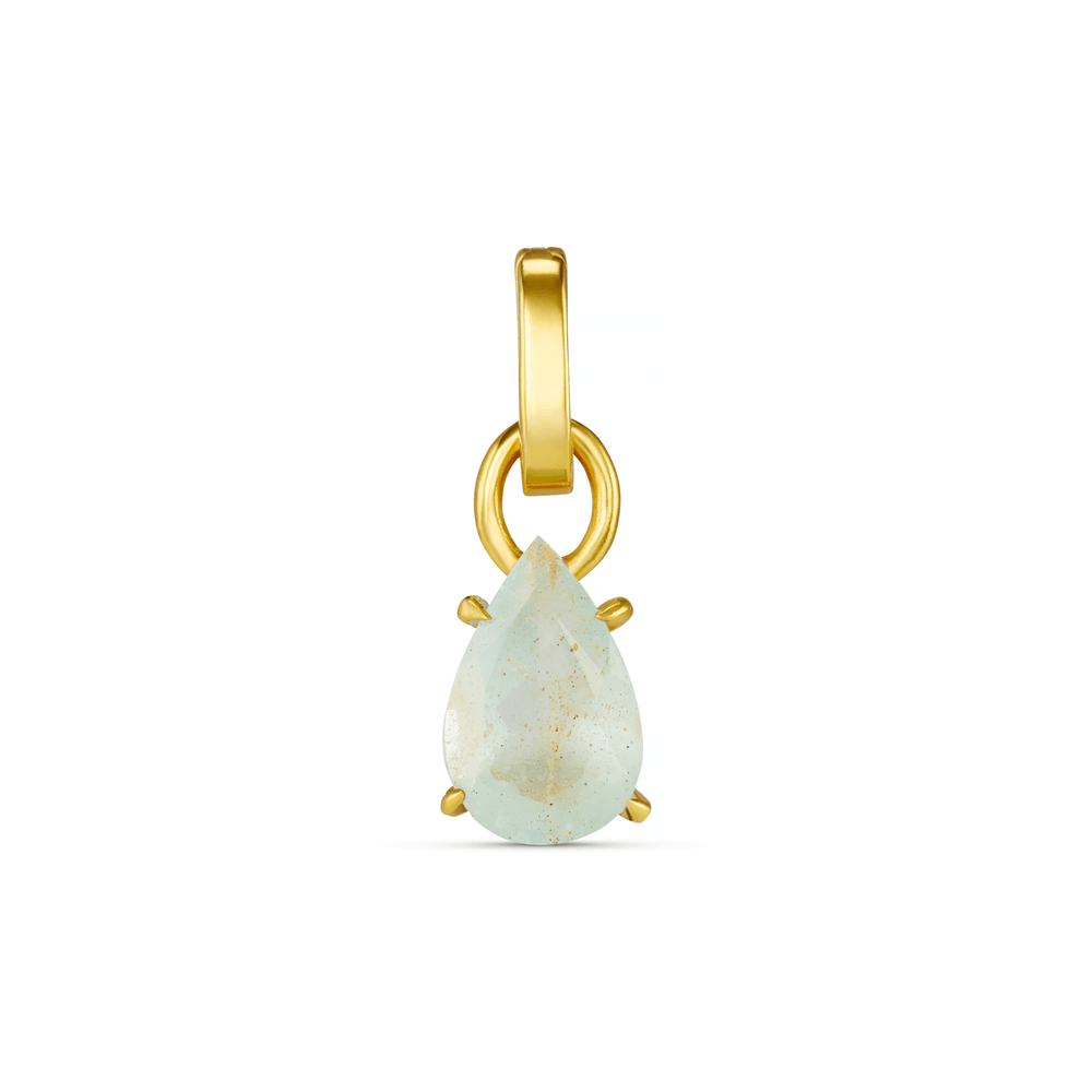 orelia LUXE Teardrop Crystal Charm