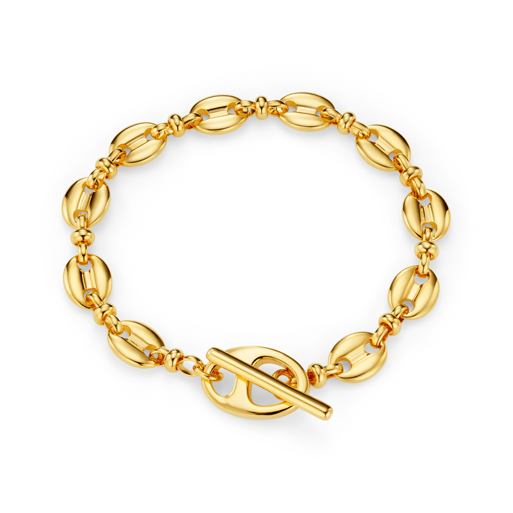 orelia Mariner Chain T-Bar Bracelet