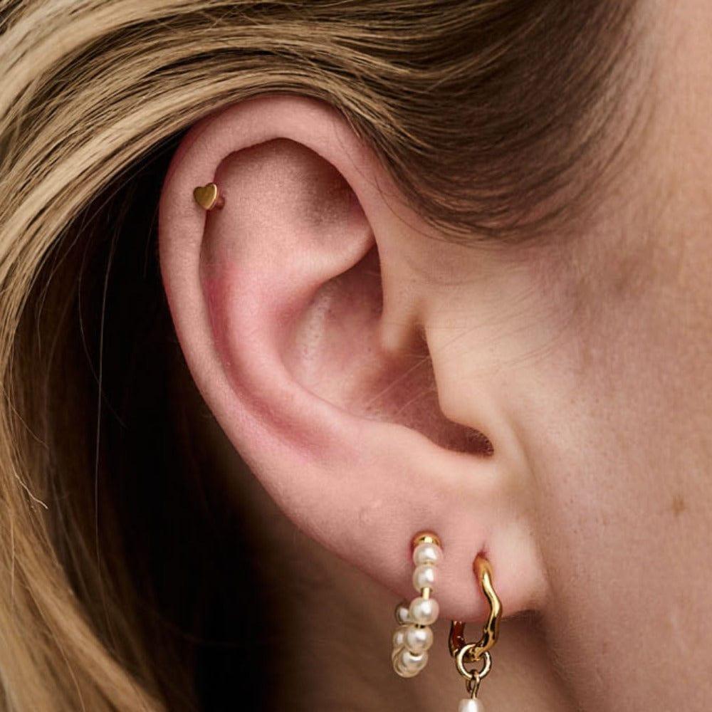 Orelia Metal Heart Labret