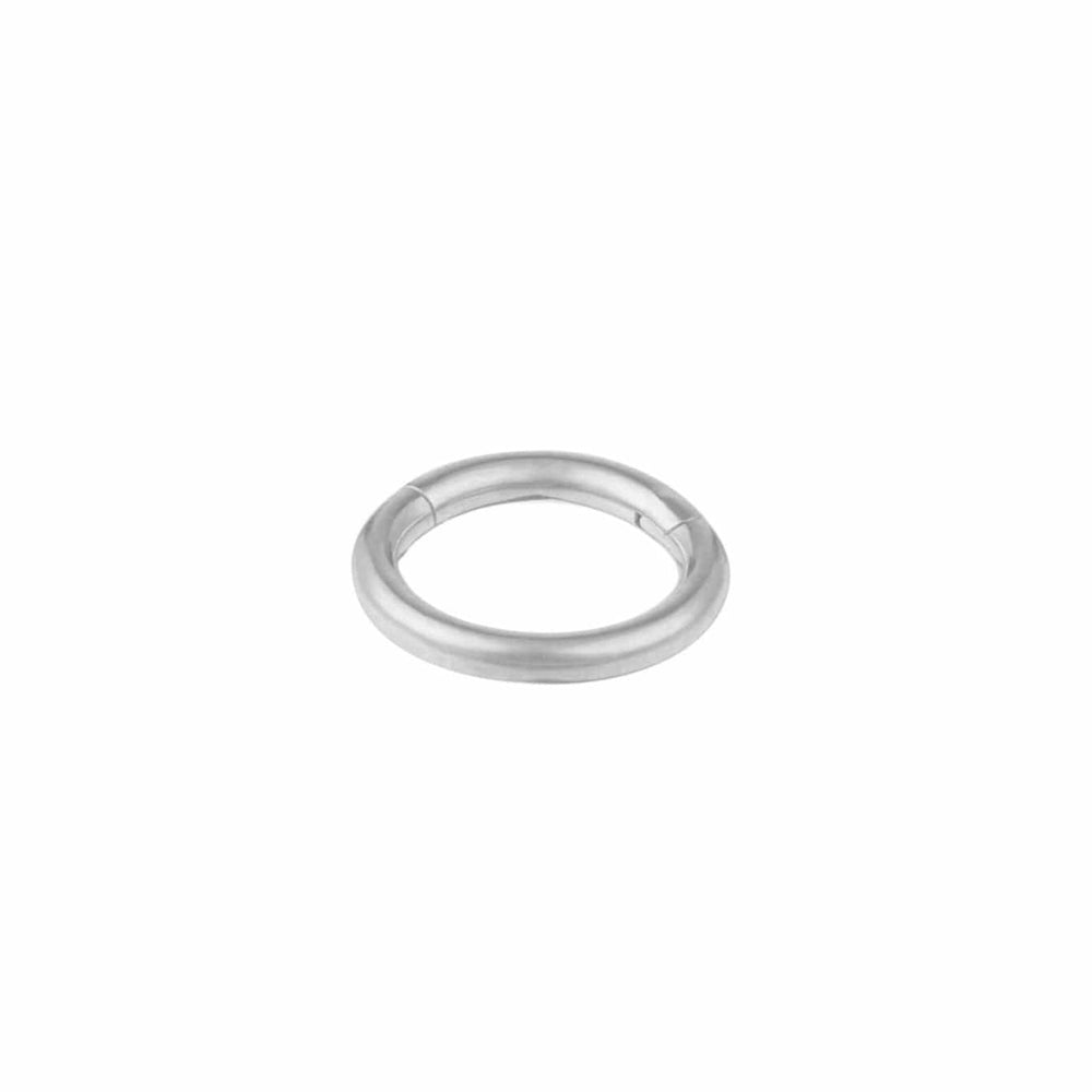 orelia Mini Clicker Hoop 6mm - Silver