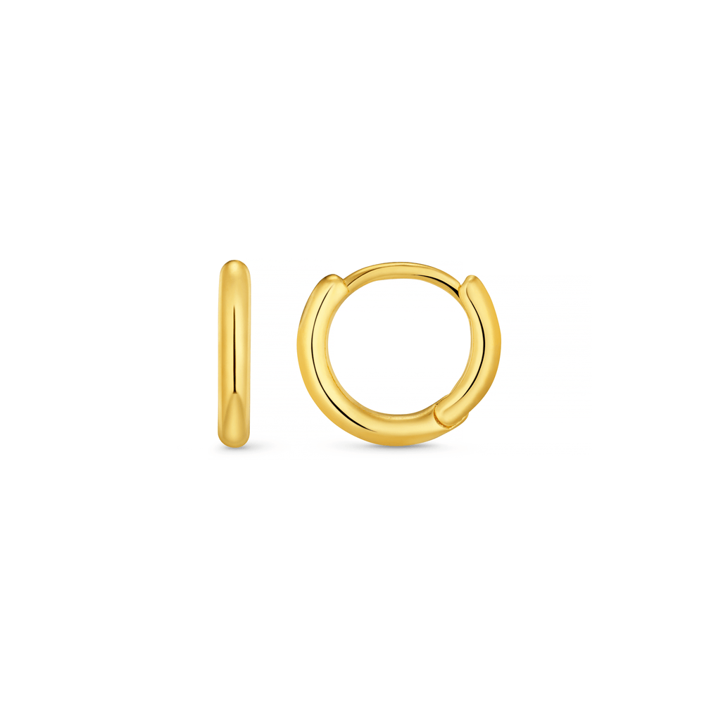 orelia Mini Micro Hoop Earrings - Gold