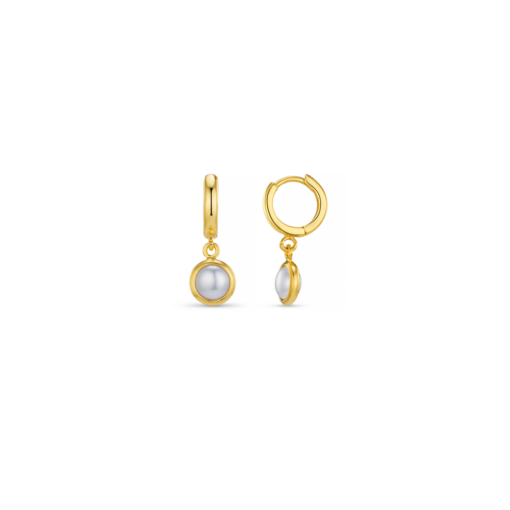 orelia Mini Micro Pearl Drop Earrings