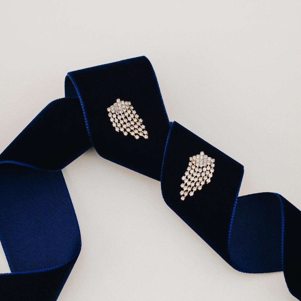 Orelia Mini Waterfall Cupchain Earrings