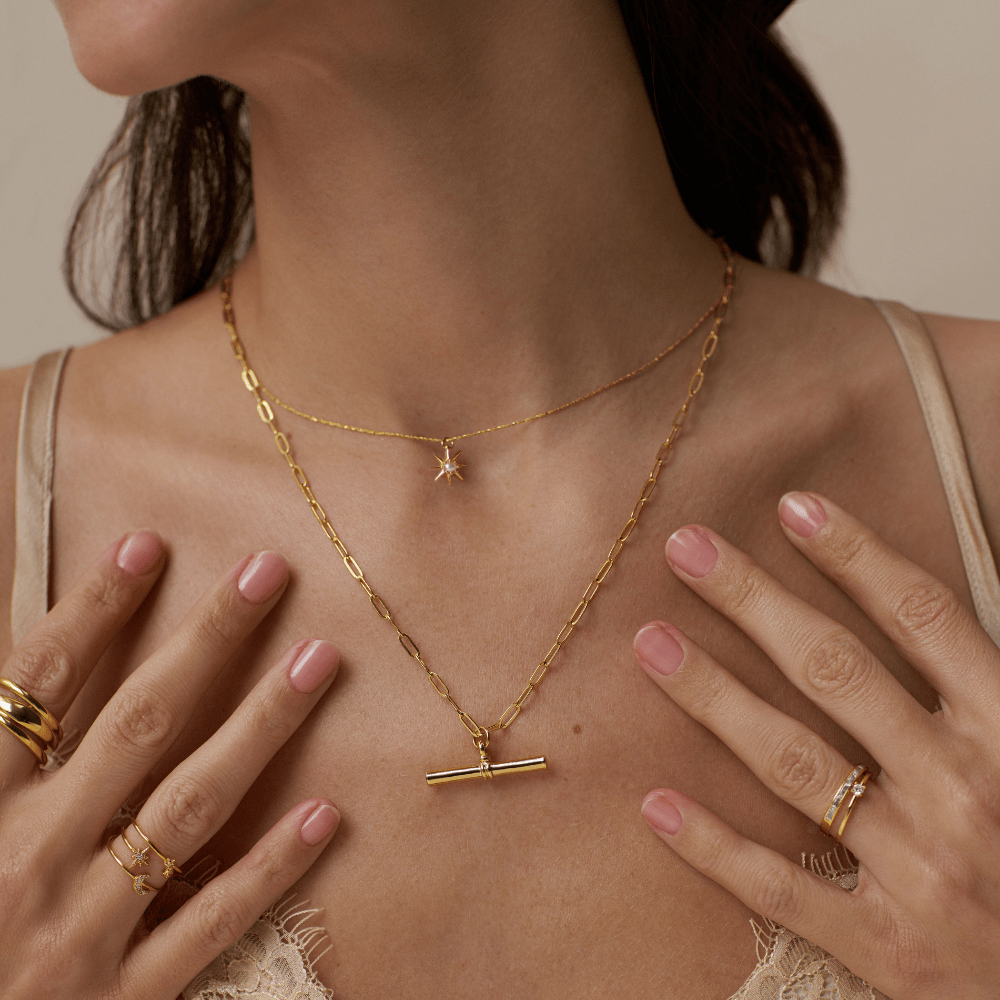 Orelia November Birthstone Topaz Necklace