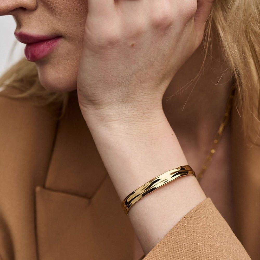 Orelia Organic Molten Bangle