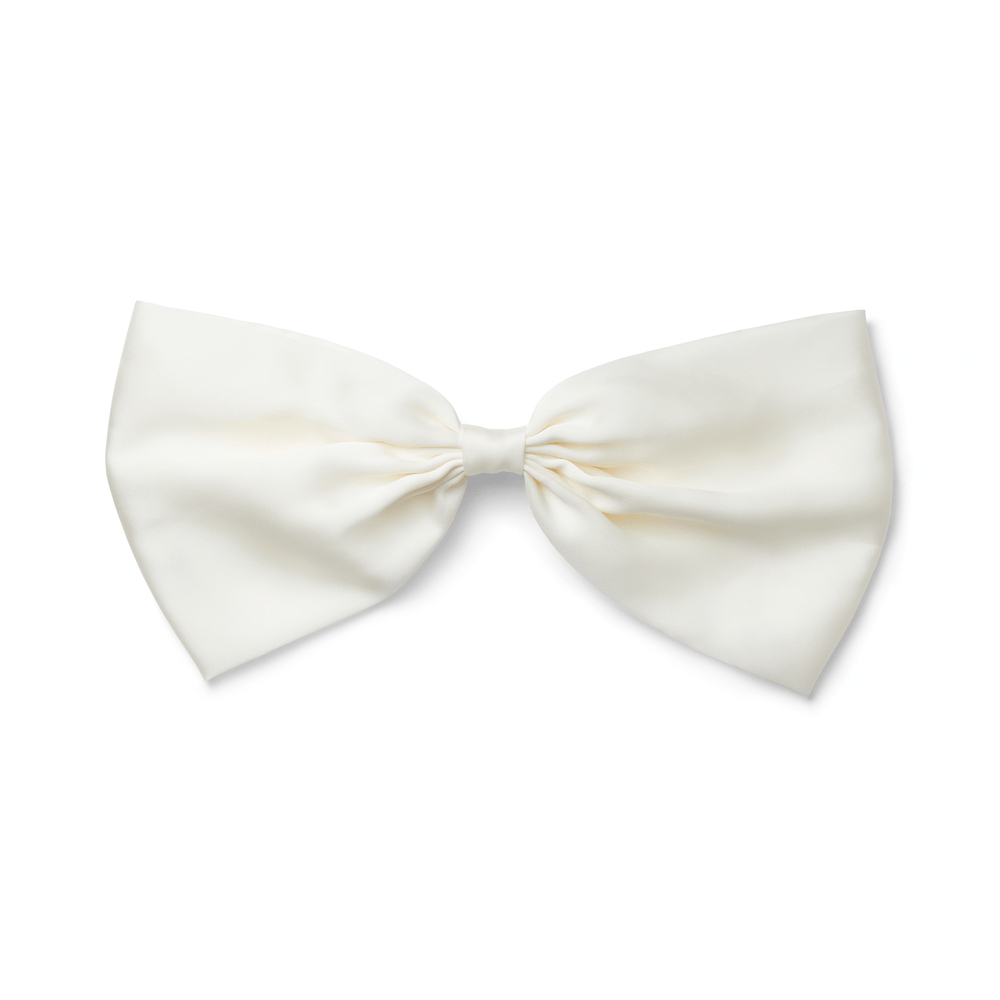 orelia Oversized Bow Barrette - Cream