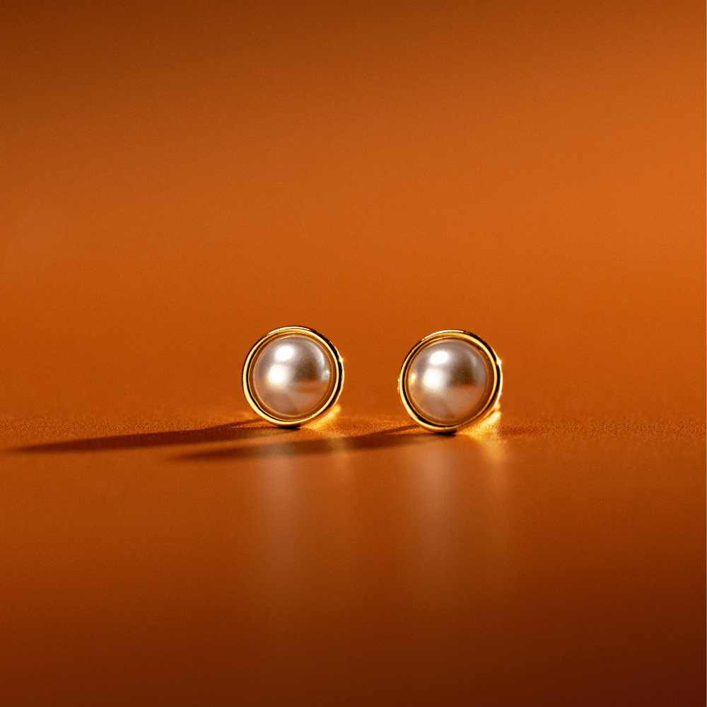 Orelia Pearl Stud Earrings