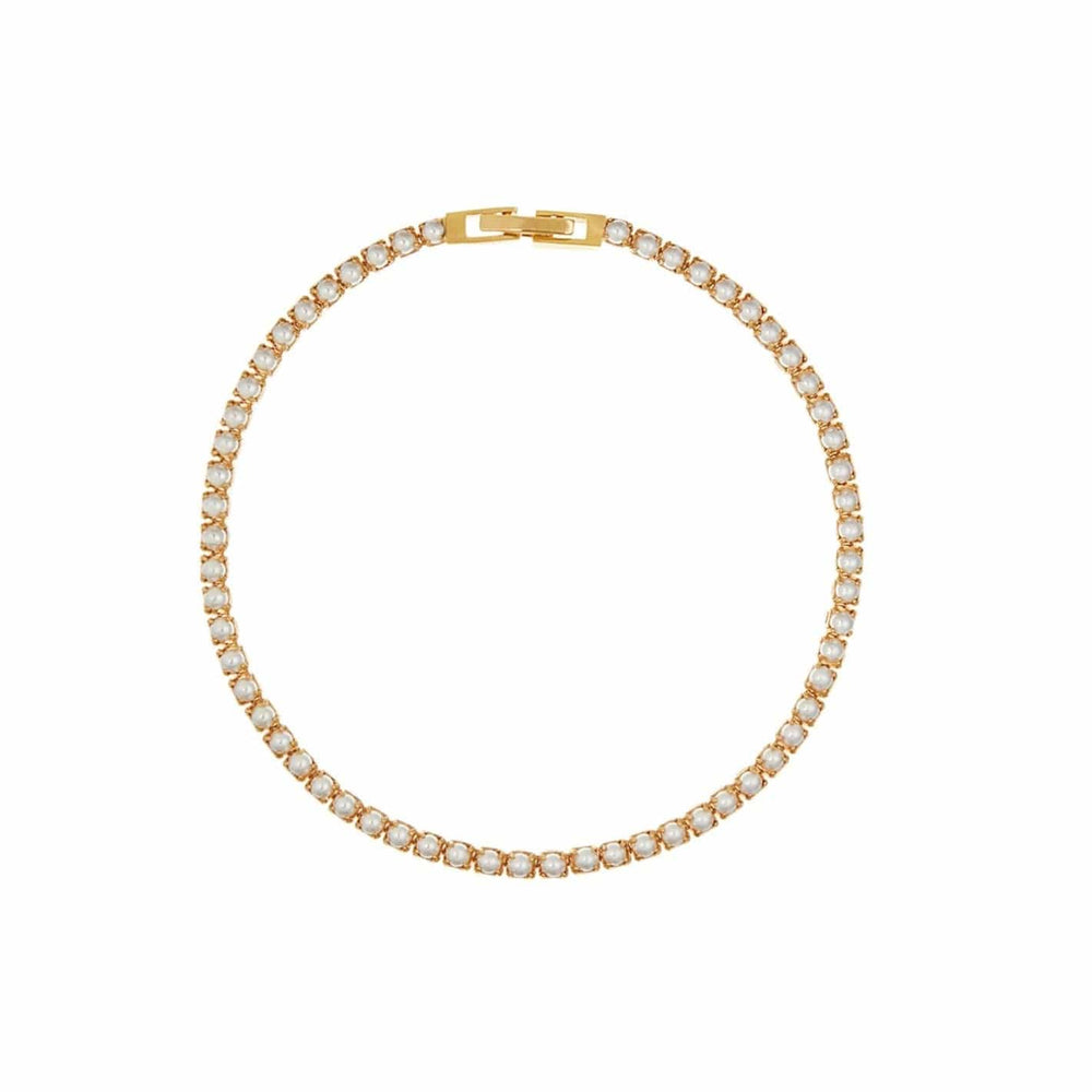orelia Pearl Tennis Bracelet