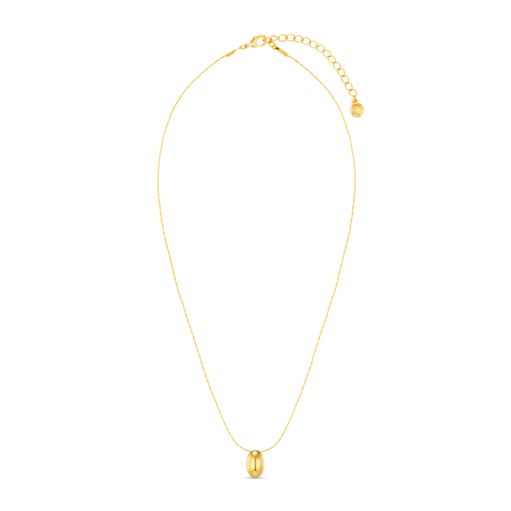 Orelia Polished Drop Chain Necklace