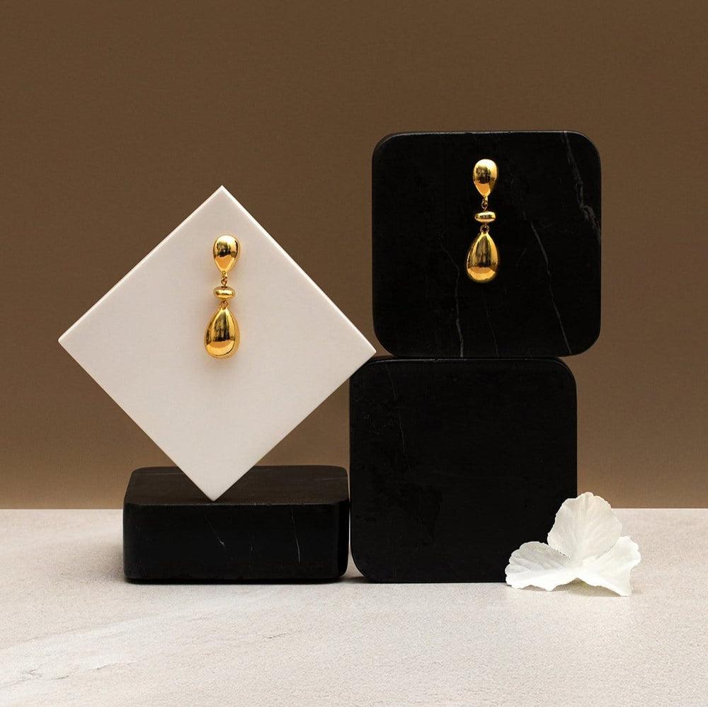 Orelia Polished Statement Mix Drop Earrings