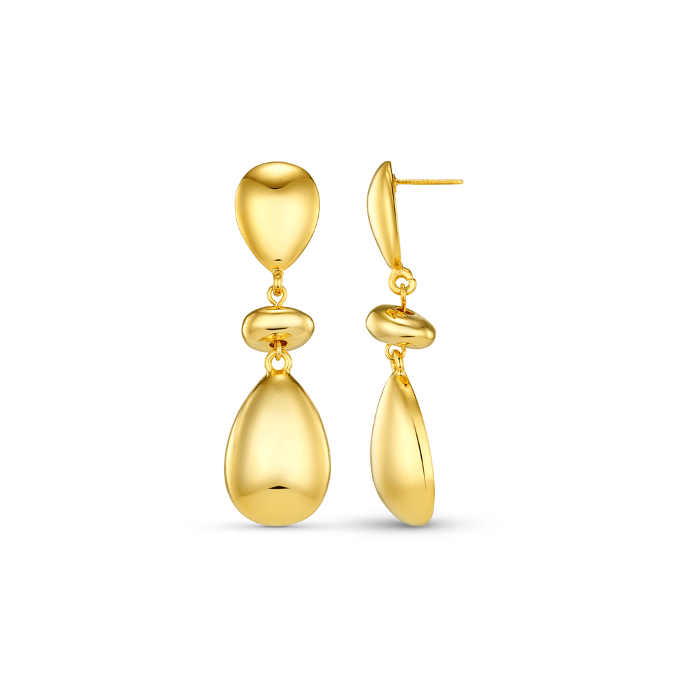 orelia Polished Statement Mix Drop Earrings