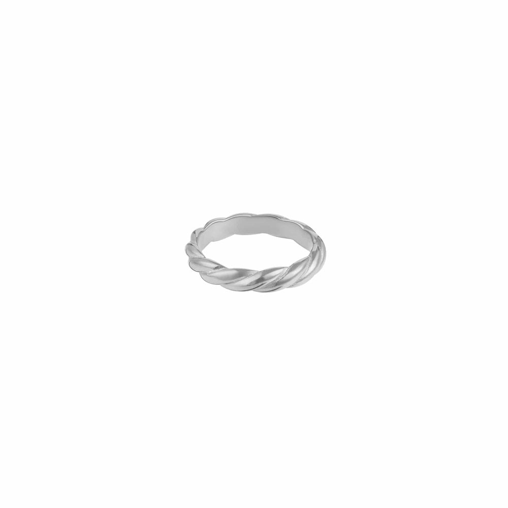 orelia Rope Ring - Silver