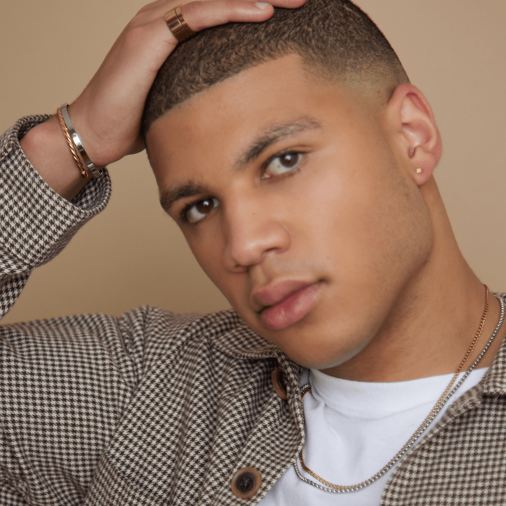 Orelia Round Box Chain Necklace - Gold