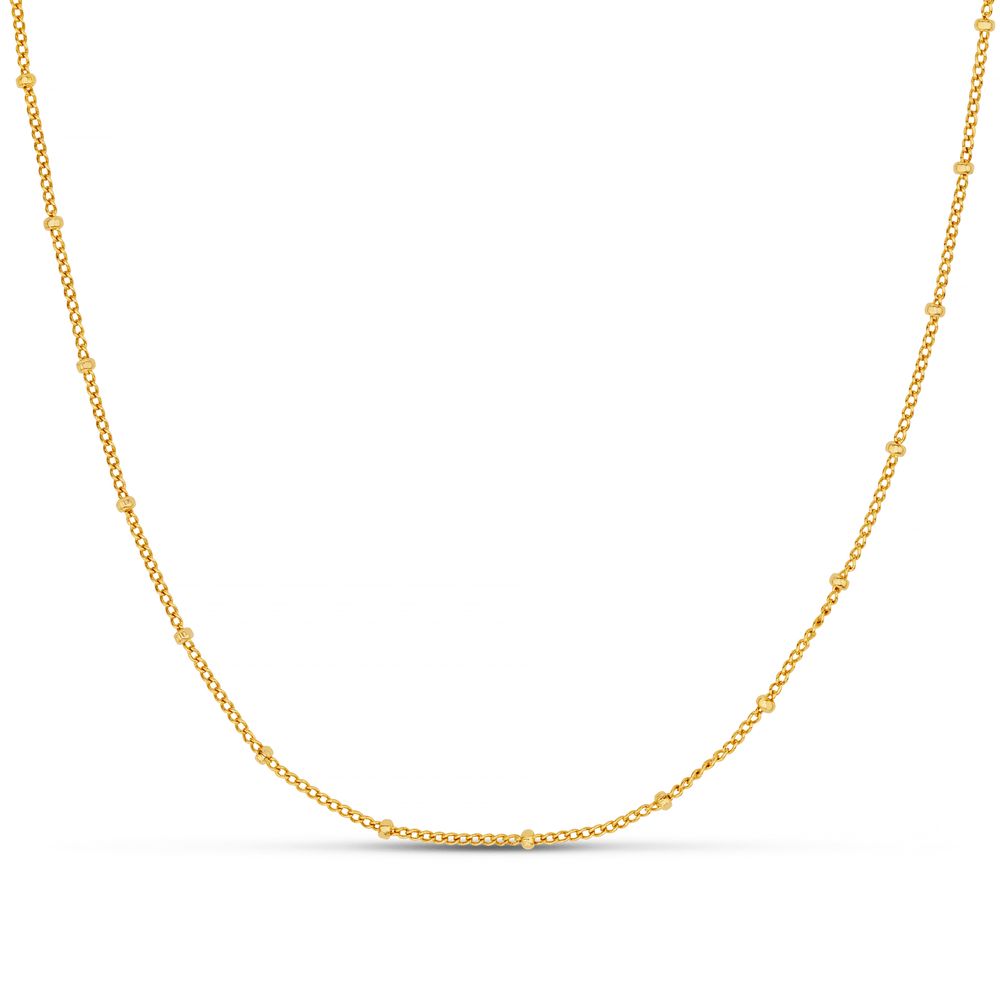 orelia Satellite Chain Necklace - Short